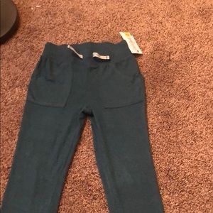Green sweat pants for (kids)